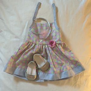 American Girl Halter Dress, Shows & Headband